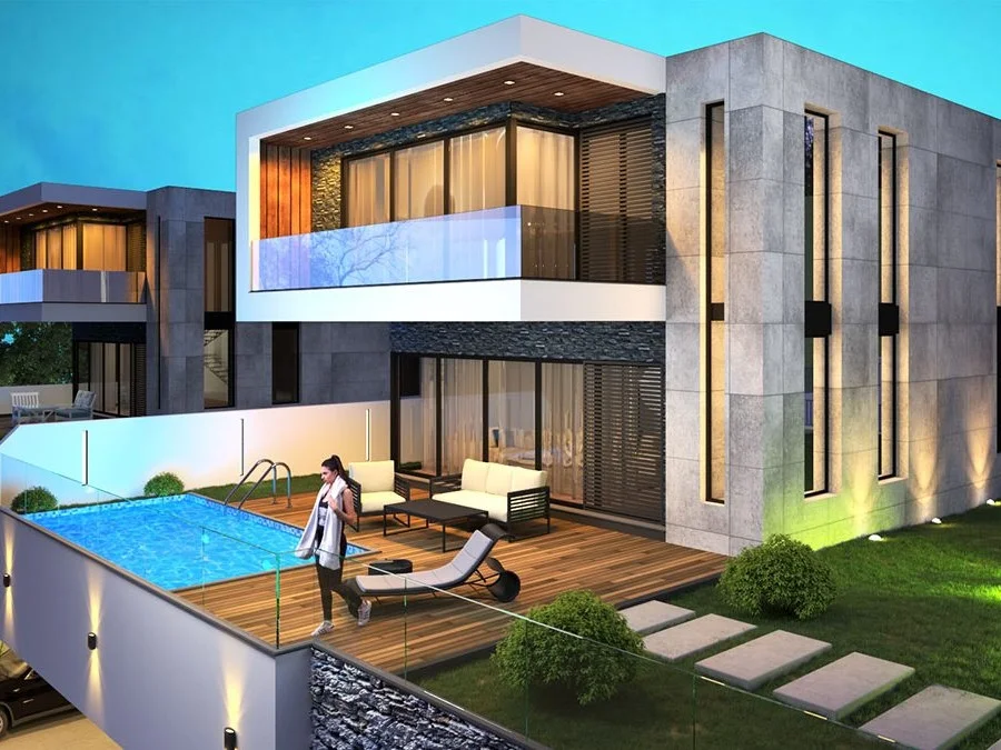 3D mimari görselleştirme çalışması